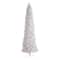 12ft. Pre-Lit Slim White Artificial Christmas Tree, Warm White LED Lights